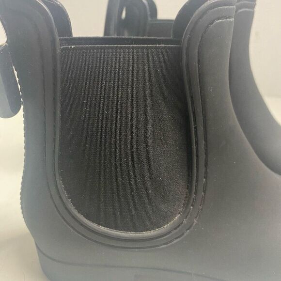 CATHERINE MALANDRINO Women’s Black Bow Brielle Rain Boot Size US 8 EUR 38‎ - Picture 6 of 11